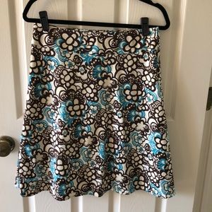 Geoffrey Beene flowered print skirt size 6
